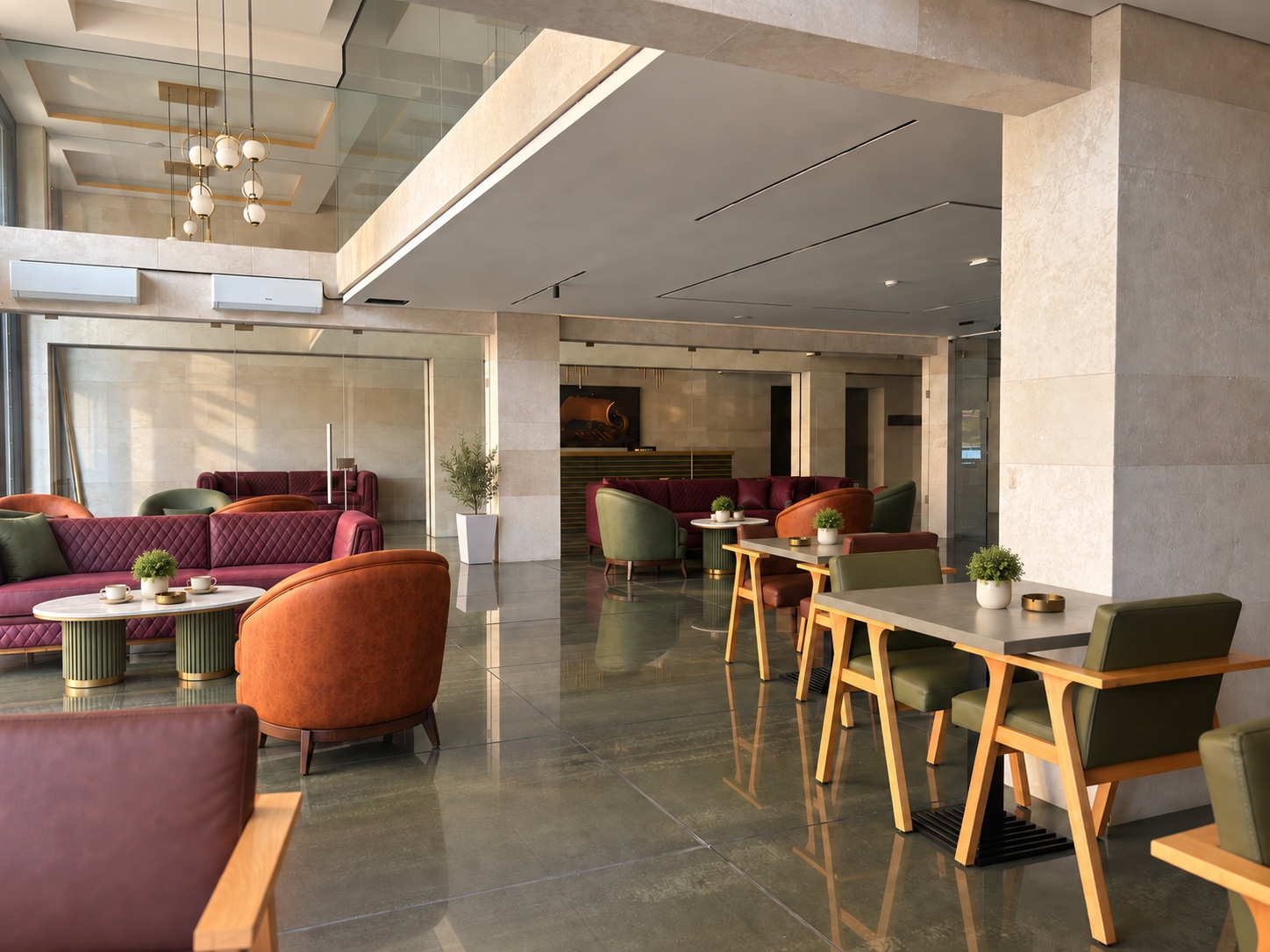 Café and reception design
